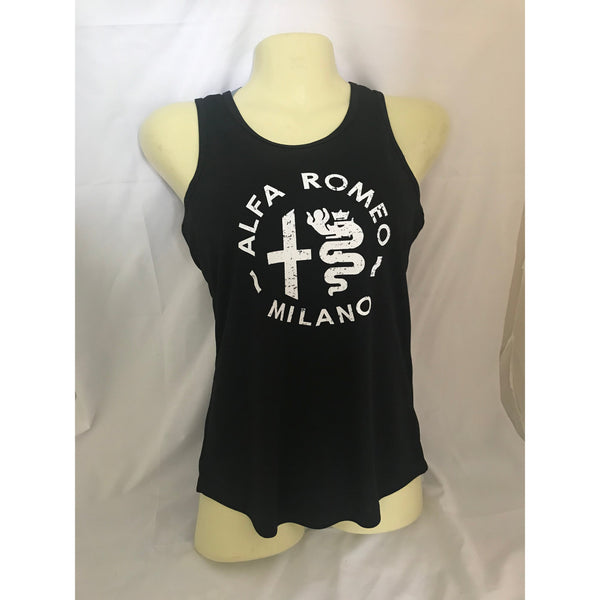 NEW Ladies AROC Racer Back Vest Top - Black