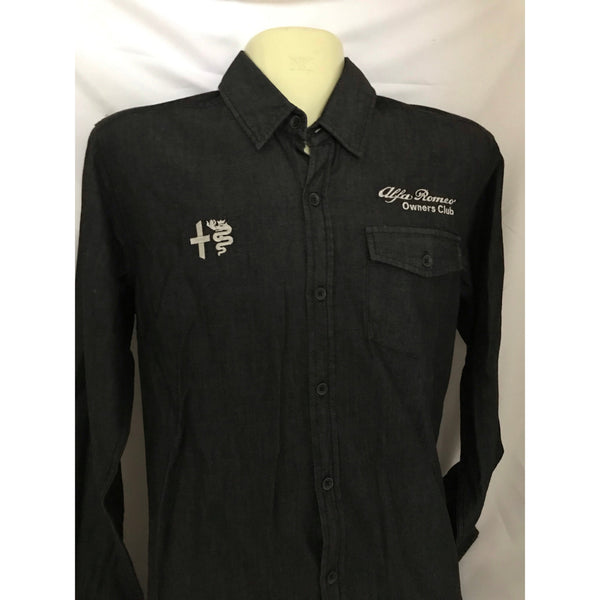 AROC Long Sleeve Shirt with Pocket - Denim - Small, XL & 3XL ONLY