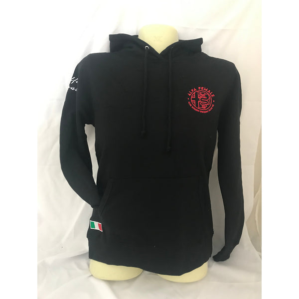 Alfa Female Ladies Full Zip Hoody - Black 3XL, 4XL. 5XL ONLY