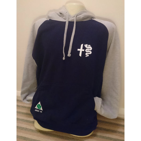 Unisex AROC Retro Hoody - Navy - Small & 2XL ONLY