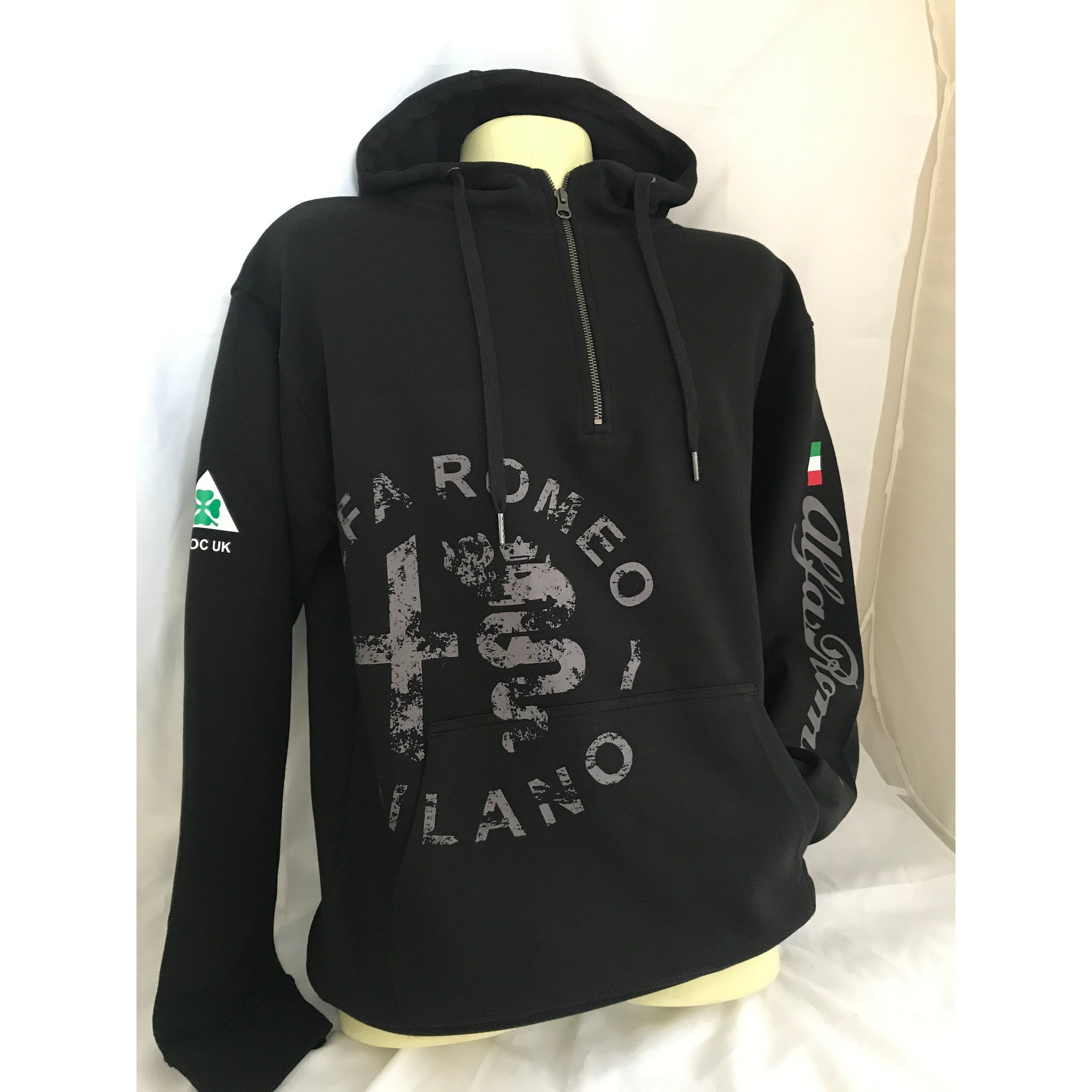 NEW AROC 1/4 Zip Hoody - Black