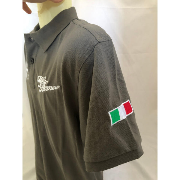 New Mens AROC Polo - Slate Grey