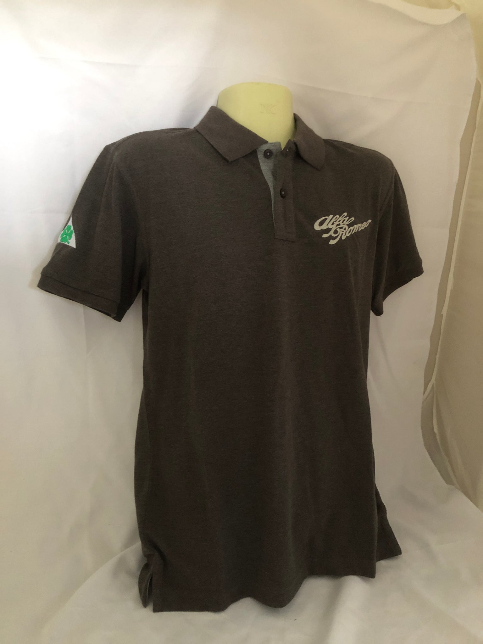 New Mens AROC Polo - Dark Grey