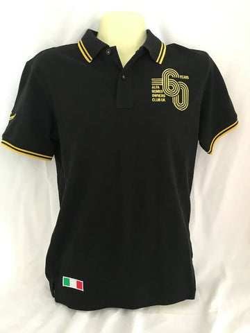 NEW Mens 60th Anniversary AROC Polo - Black