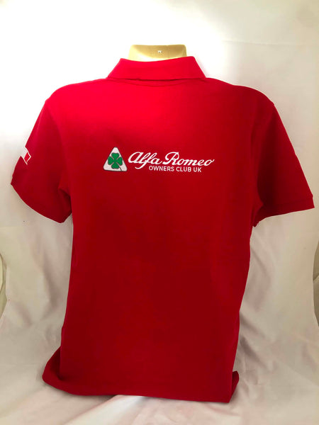 New Mens AROC Polo - Red