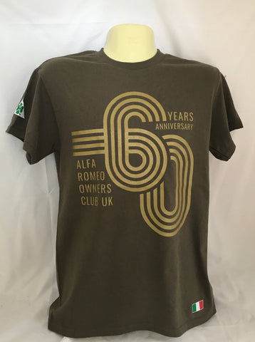 NEW AROC 60th Anniversary T-Shirt -  Khaki
