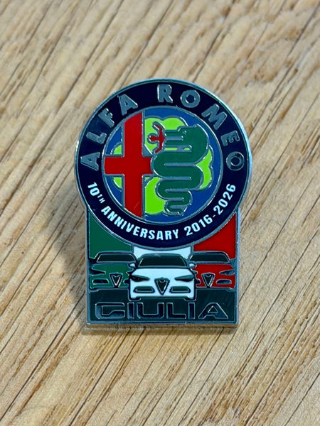 AROC Giulia 10th Anniversary Pin Badge