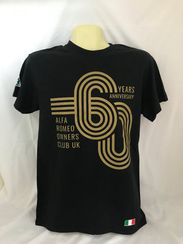 NEW AROC 60th Anniversary T-Shirt -  Black