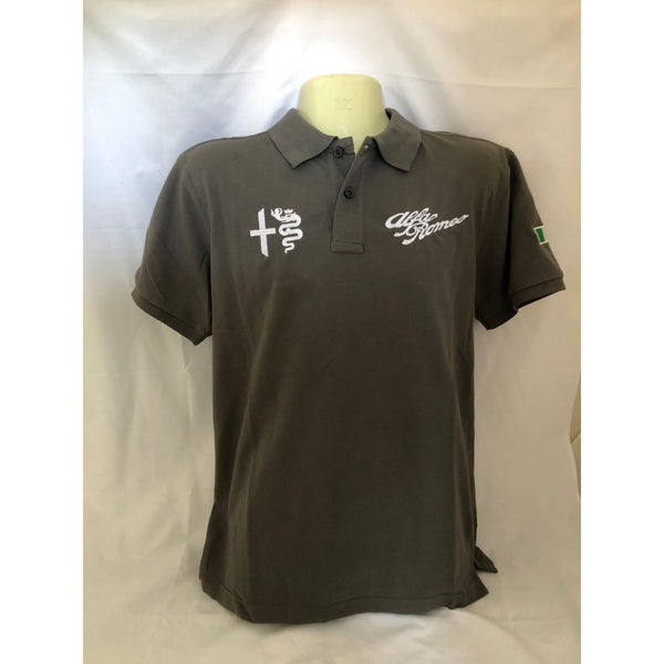 New Mens AROC Polo - Slate Grey