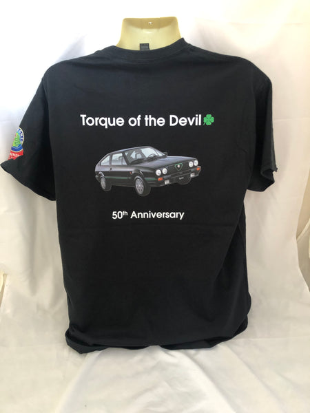 2026 AROC Alfasud Sprint T-Shirt - Black - Large & XL ONLY