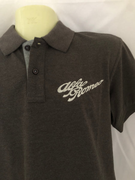 New Mens AROC Polo - Dark Grey