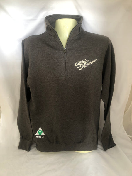 NEW AROC 1/4 Zip Sweatshirt - Grey
