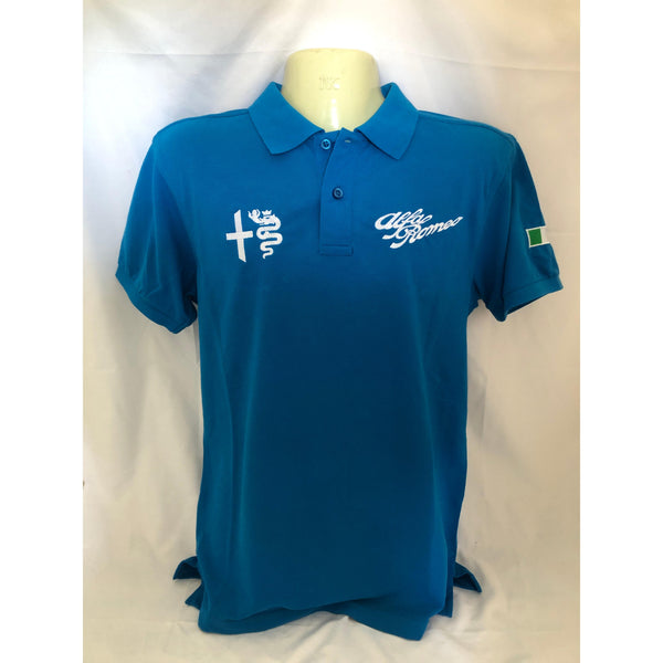 New Mens AROC Polo - Sapphire Blue
