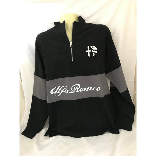 AROC 1/4 Zip Jumper - Black/Grey - XL ONLY