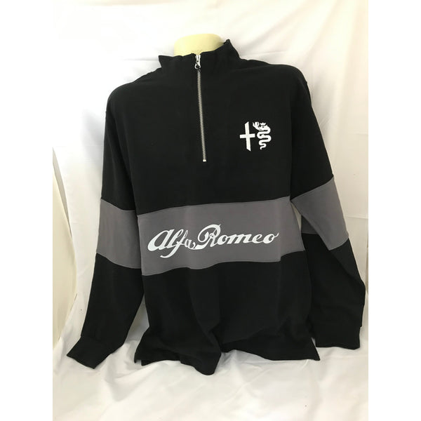 AROC 1/4 Zip Jumper - Black/Grey - XL ONLY