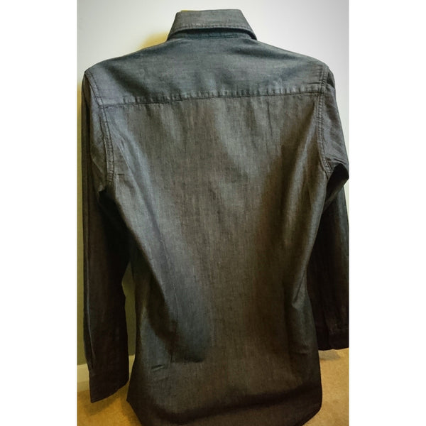 AROC Long Sleeve Shirt with Pocket - Denim - Small, XL & 3XL ONLY