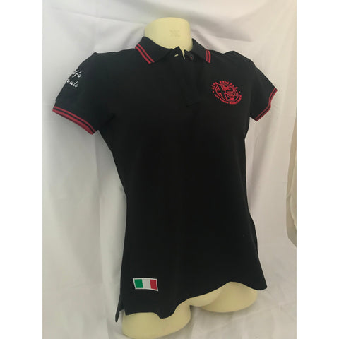 Alfa Female Ladies Polo - Black
