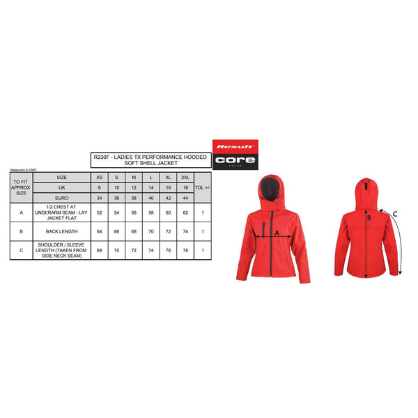 Ladies AROC Jacket - Red