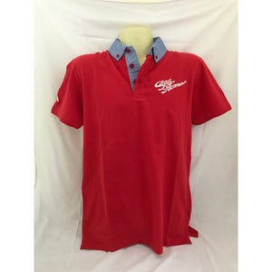 Mens AROC Polo - Red with contrast Collar - XL and 2XL ONLY