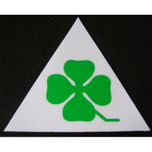 Traditional Clover Leaf Sticker - Right Stem