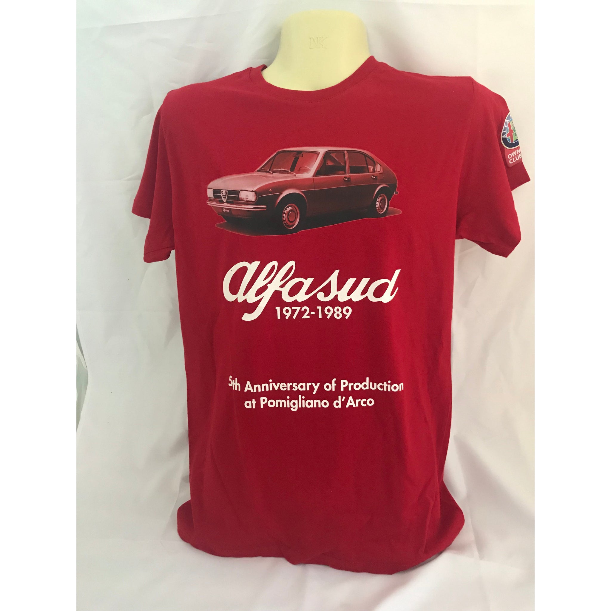 AROC Alfasud T-Shirt - Red - Small, Medium & Large ONLY